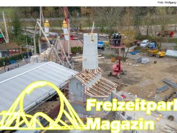 Aufbau des Themenbereichs „Sonnenbucht“ in FANTASIA (Dezember 2024)